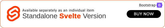 svelte bootstrap dashboard template