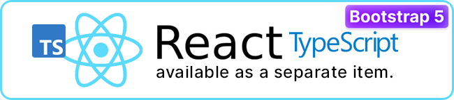 bootstrap react typescript admin template