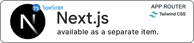  tailwind nextjs app router typescript dashboard template